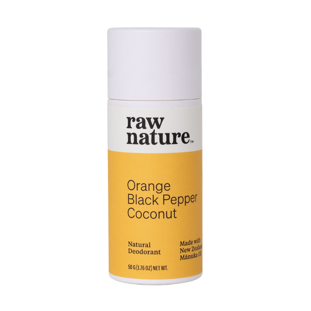 Natural Deodorant - Orange + Black Pepper